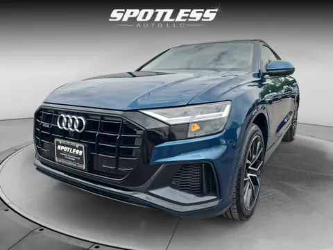 Another view of 2020 Audi Q8 quattro Premium Plus 55 TFSI for sale in San Antonio, TX at Spotless Auto Loop 1604