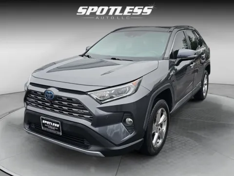 Gray 2020 Toyota RAV4 Hybrid Limited for sale in San Antonio, TX