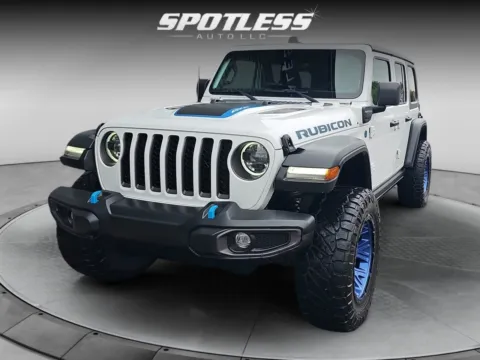 White 2023 Jeep Wrangler Rubicon 4xe for sale in San Antonio, TX