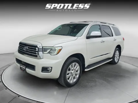 White 2019 Toyota Sequoia Platinum for sale in San Antonio, TX