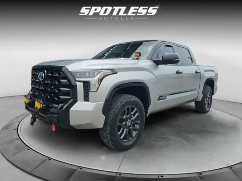 Silver 2023 Toyota Tundra Platinum HV for sale in San Antonio, TX
