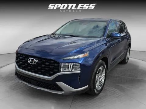 Blue 2021 Hyundai SANTA FE SE for sale in San Antonio, TX
