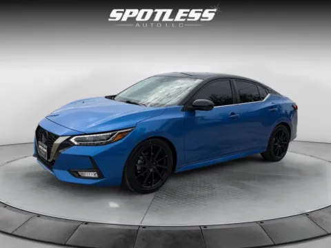 Blue 2022 Nissan Sentra SR for sale in San Antonio, TX