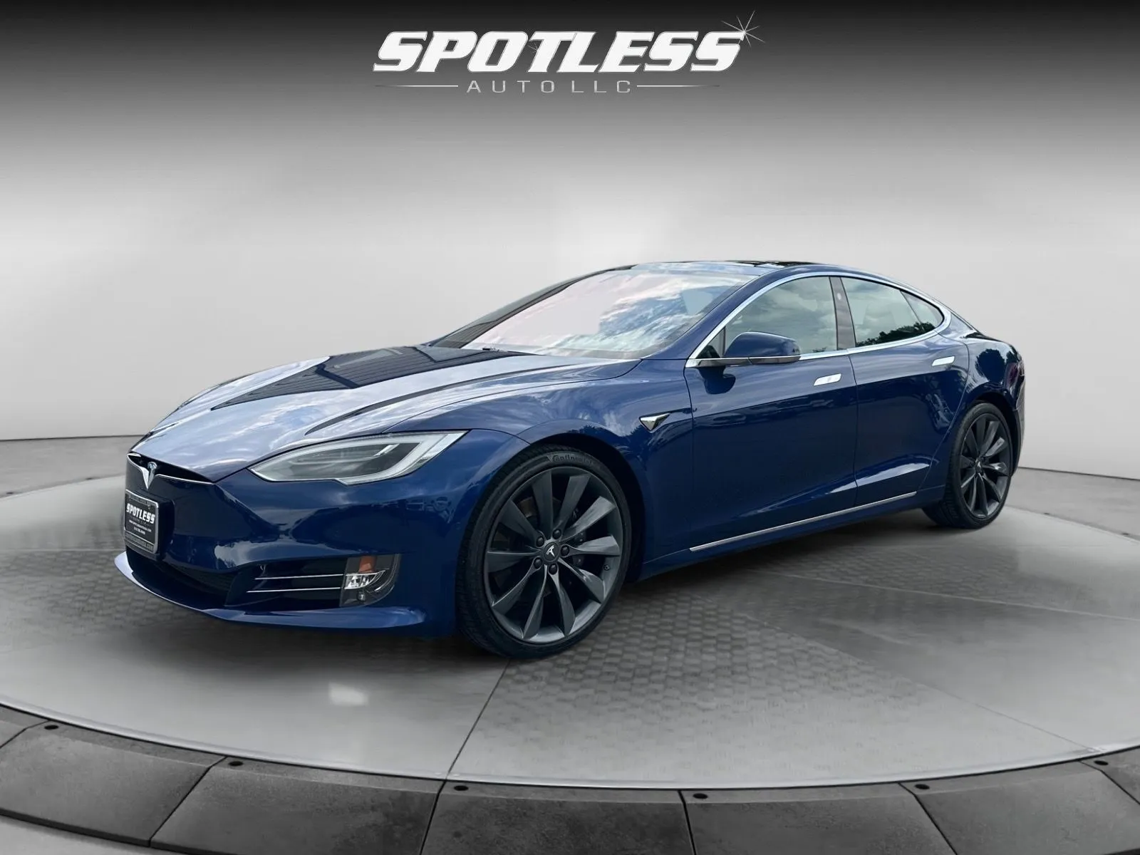 Blue 2017 Tesla Model S for sale in San Antonio, TX