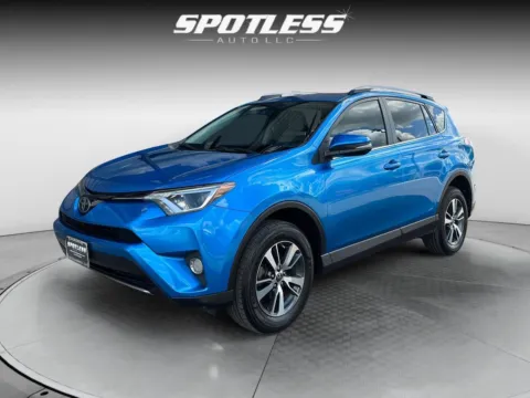 Blue 2018 Toyota RAV4 for sale in San Antonio, TX