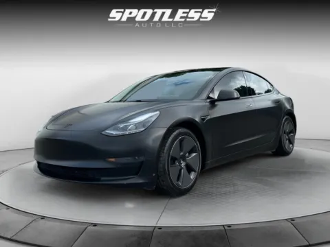 Another view of 2021 Tesla Model 3 Standard Range Plus for sale in San Antonio, TX at Spotless Auto Loop 1604