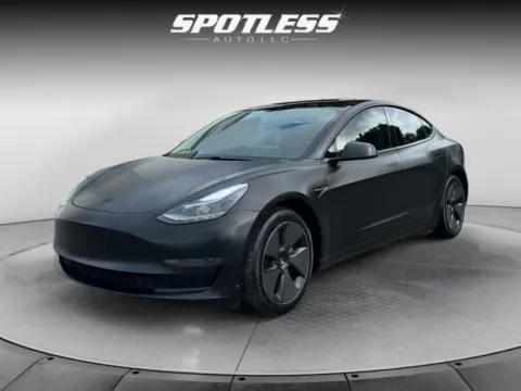 Black 2021 Tesla Model 3 Standard Range Plus for sale in San Antonio, TX
