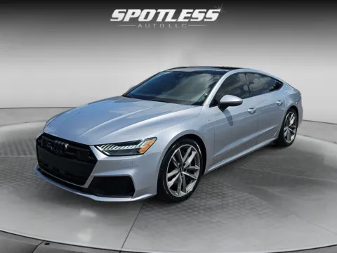 Gray 2021 Audi A7 quattro Premium Plus 55 TFSI for sale in San Antonio, TX