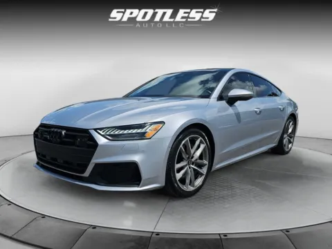 Another view of 2021 Audi A7 quattro Premium Plus 55 TFSI for sale in San Antonio, TX at Spotless Auto Loop 1604