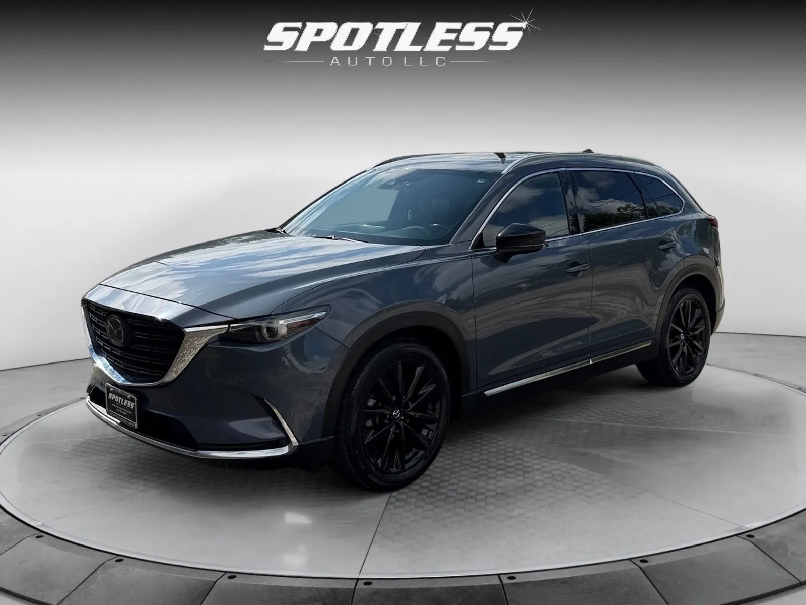 Gray 2022 Mazda CX-9 Carbon Edition for sale in San Antonio, TX