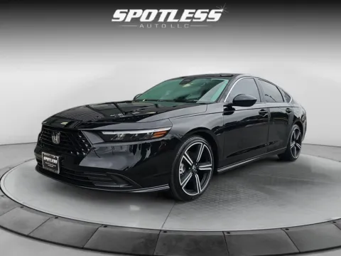 Black 2023 Honda Accord Hybrid Sport for sale in San Antonio, TX