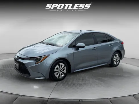 Gray 2021 Toyota Corolla Hybrid LE for sale in San Antonio, TX