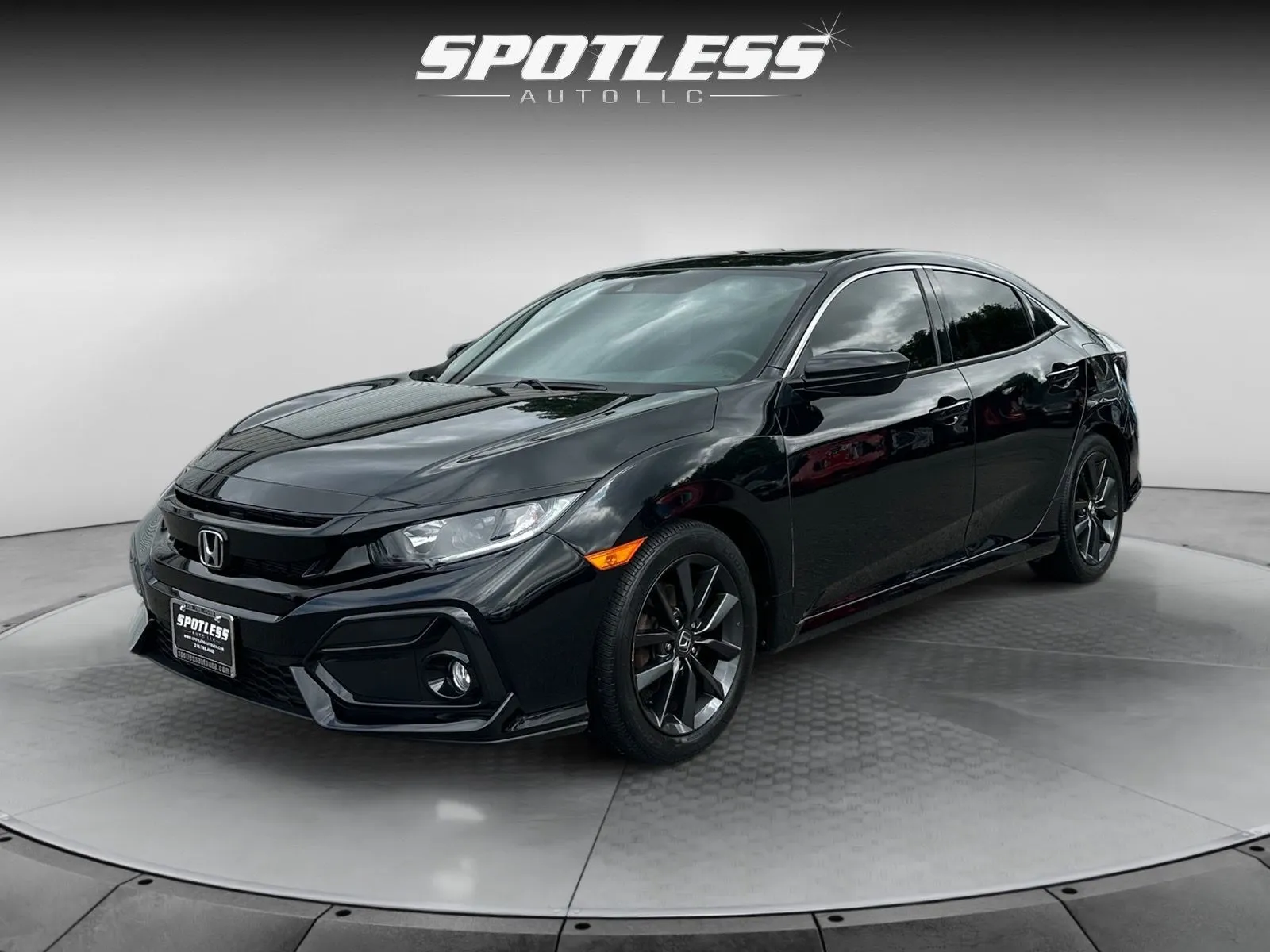 Black 2020 Honda Civic EX for sale in San Antonio, TX