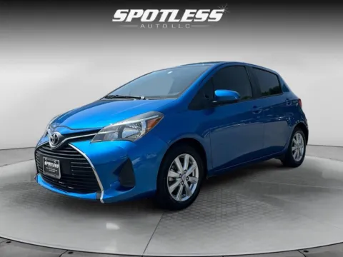 Blue 2015 Toyota Yaris 5-Door L for sale in San Antonio, TX