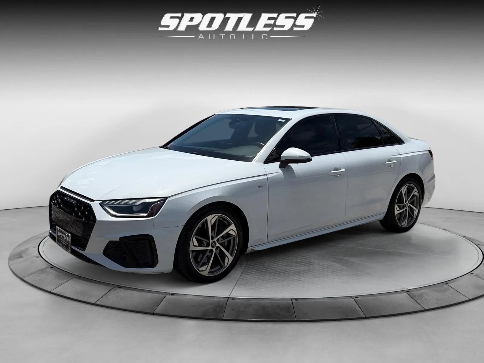 White 2021 Audi A4 quattro S line Prem Plus 45 TFSI for sale in San Antonio, TX