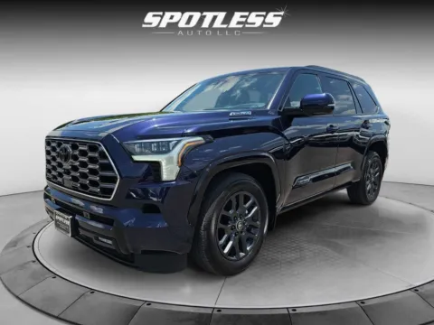 Blue 2025 Toyota Sequoia Platinum for sale in San Antonio, TX