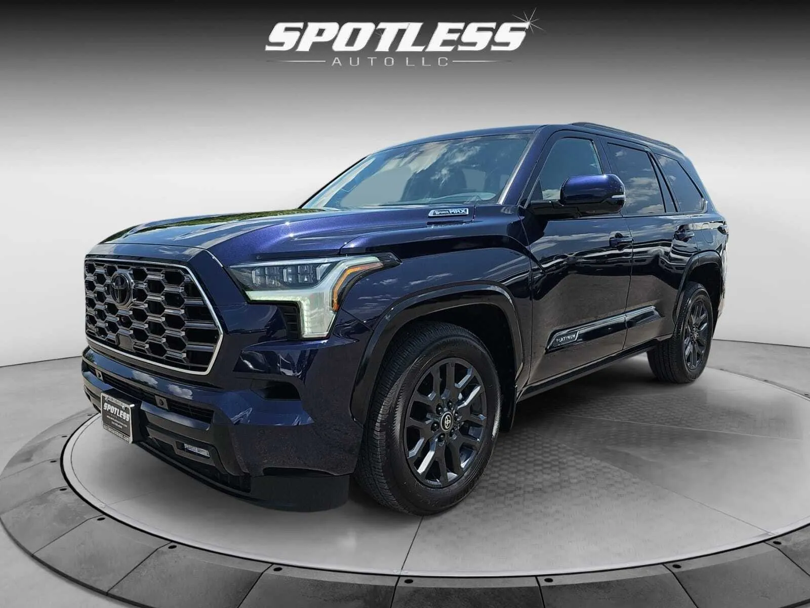 Blue 2025 Toyota Sequoia Platinum for sale in San Antonio, TX