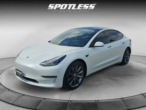 White 2022 Tesla Model 3 Performance for sale in San Antonio, TX