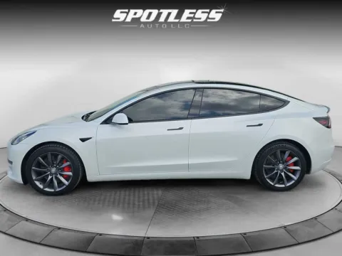 Another view of 2022 Tesla Model 3 Performance for sale in San Antonio, TX at Spotless Auto Loop 1604
