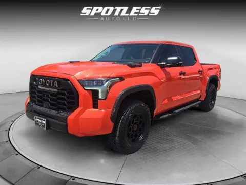 Orange 2022 Toyota Tundra TRD Pro HV for sale in San Antonio, TX