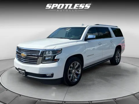White 2016 Chevrolet Suburban LTZ for sale in San Antonio, TX