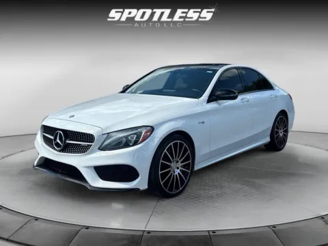 White 2018 Mercedes-Benz C-Class AMG C 43 for sale in San Antonio, TX
