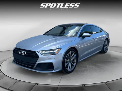 Silver 2021 Audi A7 e quattro Premium Plus 55 TFSI for sale in San Antonio, TX