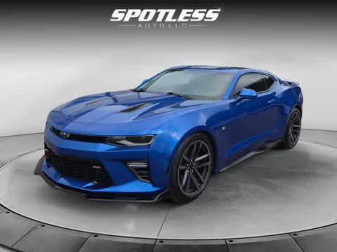 Blue 2018 Chevrolet Camaro SS for sale in San Antonio, TX