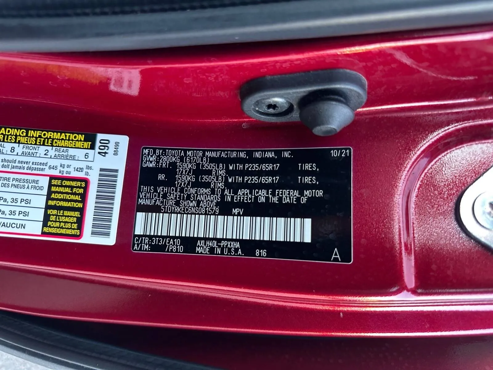 Toyota Sienna photo 15