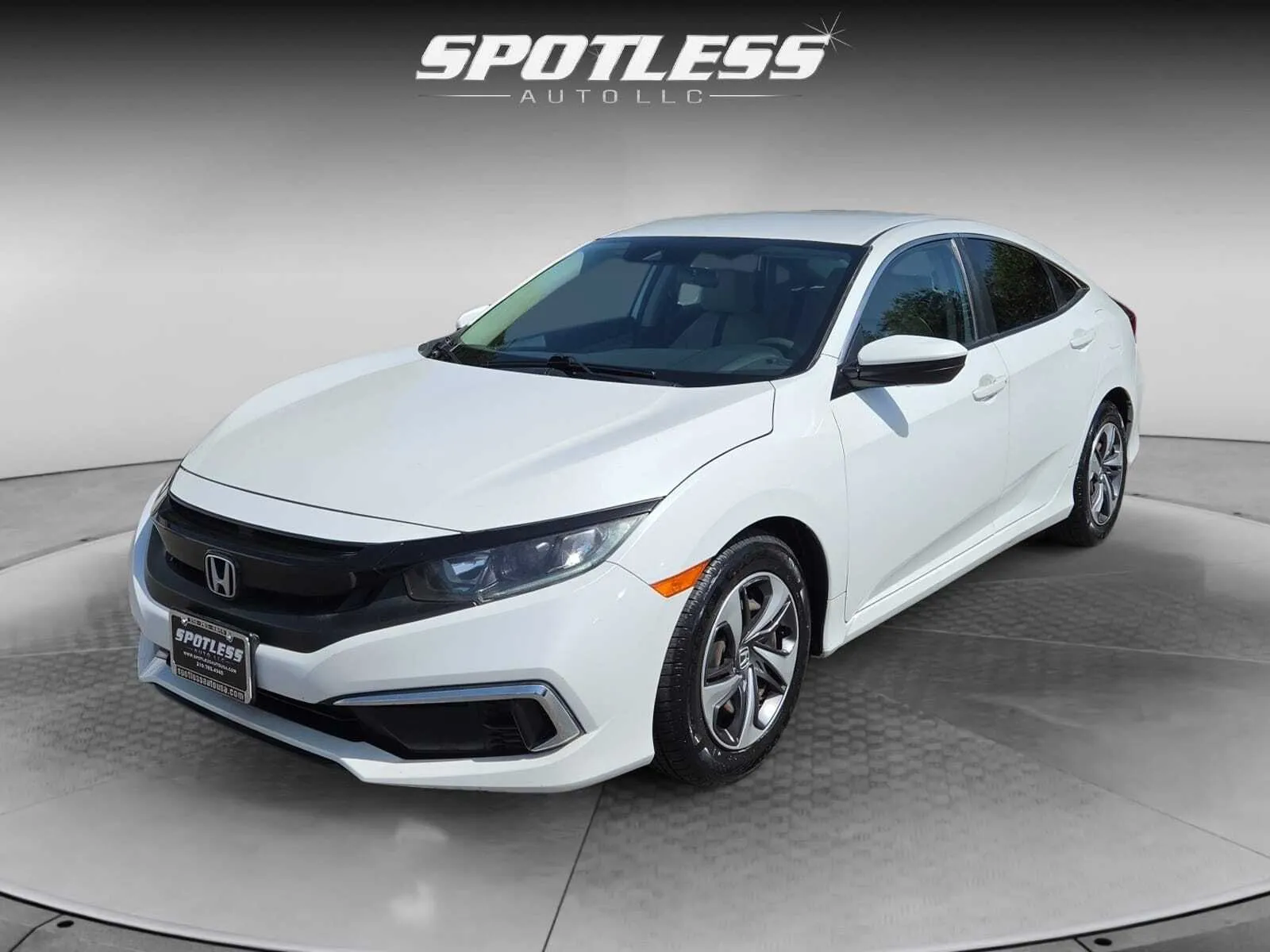 White 2021 Honda Civic LX for sale in San Antonio, TX
