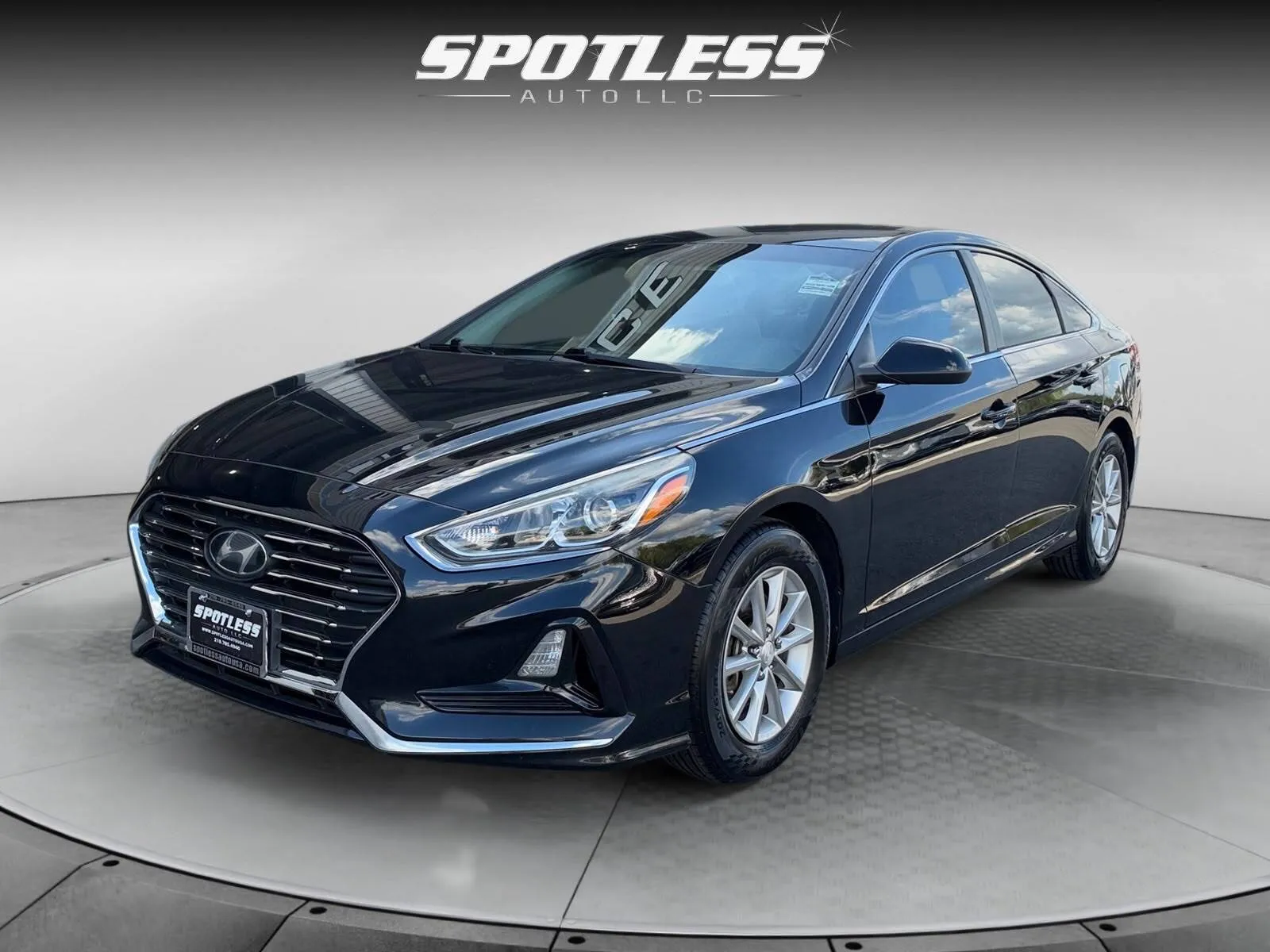 Black 2019 Hyundai SONATA SE for sale in San Antonio, TX