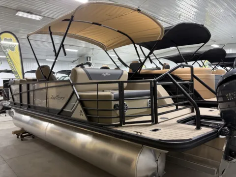 More photos of 2026 SUNCHASER GENEVA SPORT SPORT 23 SB DH TRIPLE 200HP BUNK TRAILER DEMO at McLaughlin's RV & Marine - Detroit Lakes, MN