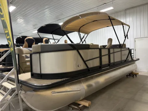 Photos of 2026 SUNCHASER GENEVA SPORT SPORT 23 SB DH TRIPLE 200HP BUNK TRAILER DEMO for sale in Detroit Lakes, MN at McLaughlin's RV & Marine - Detroit Lakes