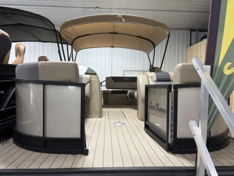Another view of 2026 SUNCHASER GENEVA SPORT SPORT 23 SB DH TRIPLE 200HP BUNK TRAILER DEMO for sale in Detroit Lakes, MN at McLaughlin's RV & Marine - Detroit Lakes