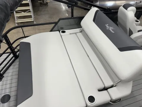 Another view of 2026 SUNCHASER GENEVA SPORT 25 SB DH TRIPLE 200HP BUNK TRAILER for sale in Detroit Lakes, MN at McLaughlin's RV & Marine - Detroit Lakes