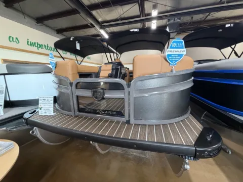 Photos of 2026 PREMIER SOLARIS 230 RF PTX TRIPLE 200HP BUNK TRAILER for sale in Detroit Lakes, MN at McLaughlin's RV & Marine - Detroit Lakes