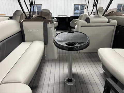 More photos of 2026 SYLVAN MIRAGE 822 PARTY FISH 115HP BUNK TRAILER at McLaughlin's RV & Marine - Detroit Lakes, MN