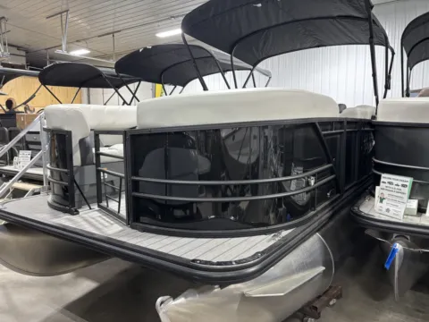 Black 2026 SYLVAN MIRAGE 822 PARTY FISH 115HP BUNK TRAILER for sale in Detroit Lakes, MN