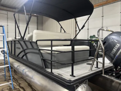 More photos of 2026 SYLVAN MIRAGE 822 CLZ DH 115HP BUNK TRAILER at McLaughlin's RV & Marine - Detroit Lakes, MN