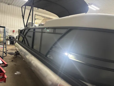 More photos of 2026 SYLVAN MIRAGE 822 CLZ DH 115HP BUNK TRAILER at McLaughlin's RV & Marine - Detroit Lakes, MN