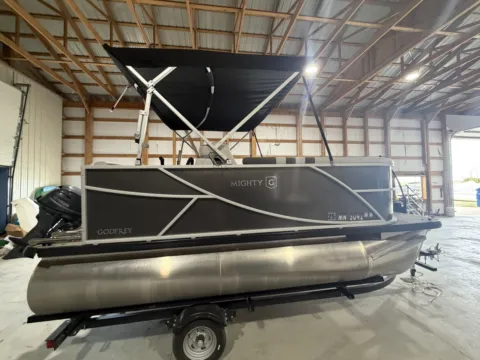 More photos of 2023 GODFREY MIGHTY G 1476C 25HP BUNK TRAILER at McLaughlin's RV & Marine - Detroit Lakes, MN