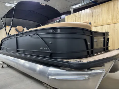 Another view of 2026 GODFREY MONACO 235 SBC TRIPLE 200HP BUNK TRAILER for sale in Detroit Lakes, MN at McLaughlin's RV & Marine - Detroit Lakes