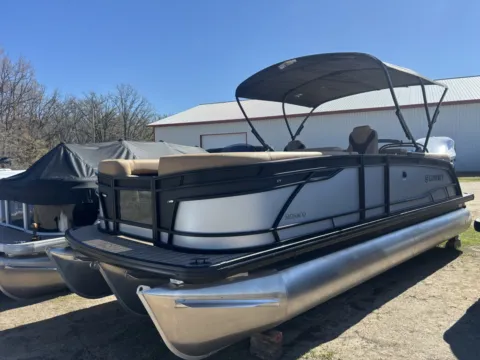 Another view of 2026 GODFREY MONACO 235 SBC TRIPLE 200HP BUNK TRAILER for sale in Detroit Lakes, MN at McLaughlin's RV & Marine - Detroit Lakes