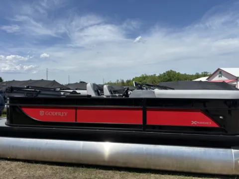 Another view of 2026 GODFREY XPERIENCE 2286 SBX 115HP BUNK TRAILER for sale in Detroit Lakes, MN at McLaughlin's RV & Marine - Detroit Lakes