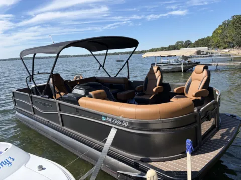 Gray 2026 PREMIER SUNSATION 230 RS 150HP LEGS BUNK TRAILER DEMO for sale in Detroit Lakes, MN