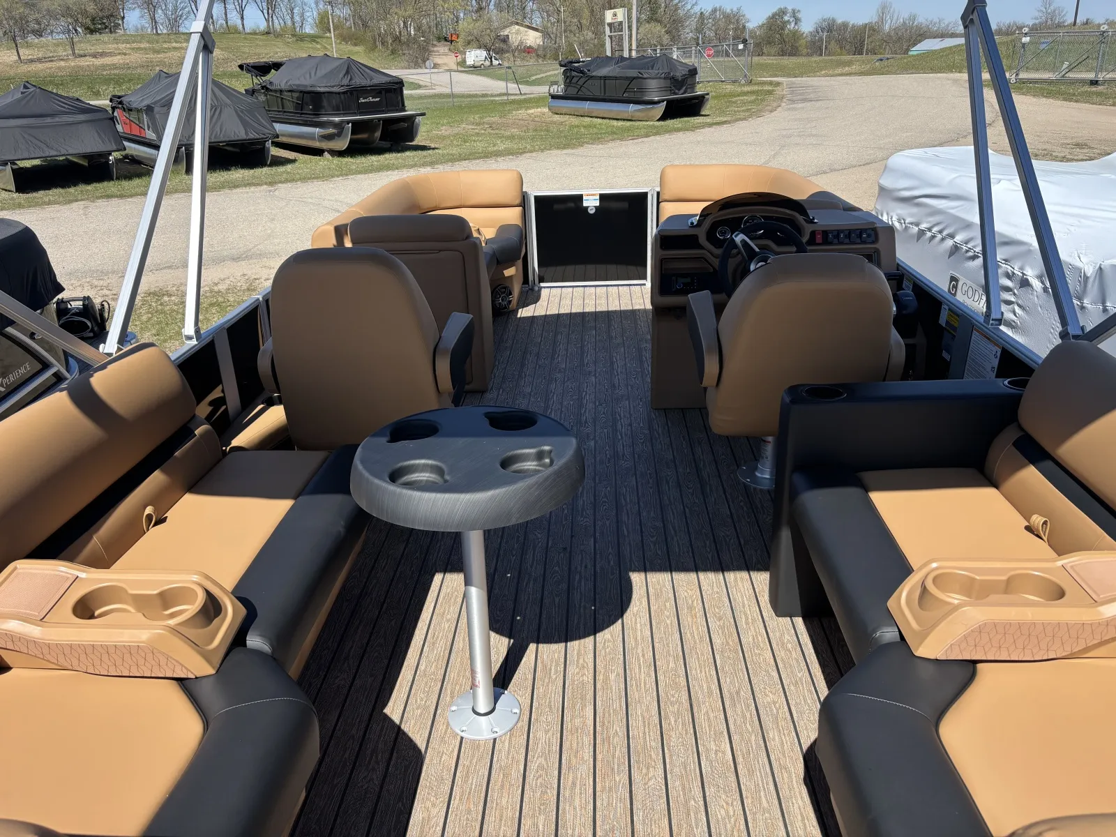 Black 2026 GODFREY XPERIENCE 2286 SBX 115HP BUNK TRAILER for sale in Detroit Lakes, MN