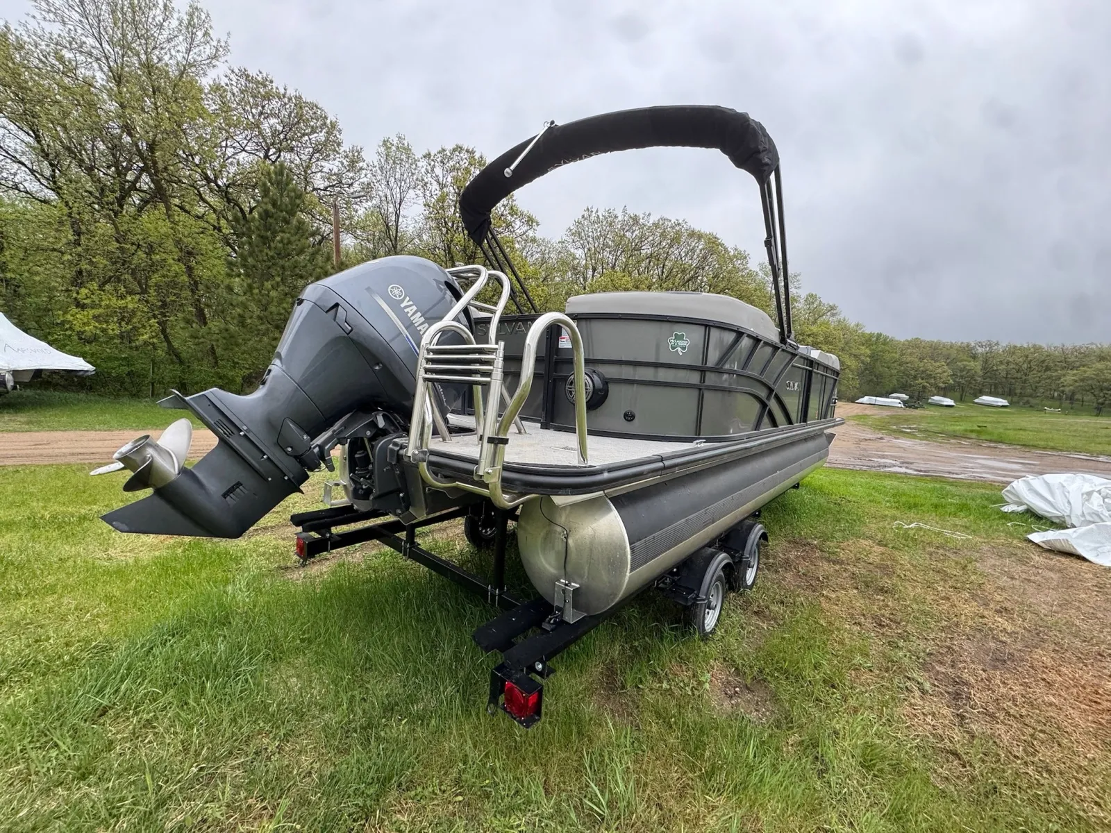 Another view of 2021 SYLVAN L-SERIES L-3 LZ DH 150HP LEGS BUNK TRAILER for sale in Detroit Lakes, MN at McLaughlin's RV & Marine - Detroit Lakes