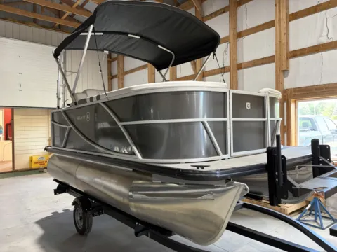 Photos of 2023 GODFREY MIGHTY G 1476C 50HP BUNK TRAILER for sale in Detroit Lakes, MN at McLaughlin's RV & Marine - Detroit Lakes