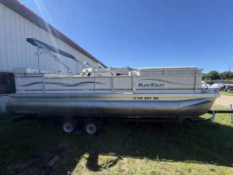 Photos of 2005 GODFREY PARTI KRAFT 220 EL 50HP BUNK TRAILER for sale in Detroit Lakes, MN at McLaughlin's RV & Marine - Detroit Lakes