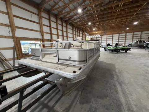 Another view of 2013 GODFREY SWEETWATER 2086BF 40HP NEW BUNK TRAILER for sale in Detroit Lakes, MN at McLaughlin's RV & Marine - Detroit Lakes